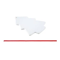 4" Tree Ceramic Sublimation Ornaments, 3ct. by Make Market®