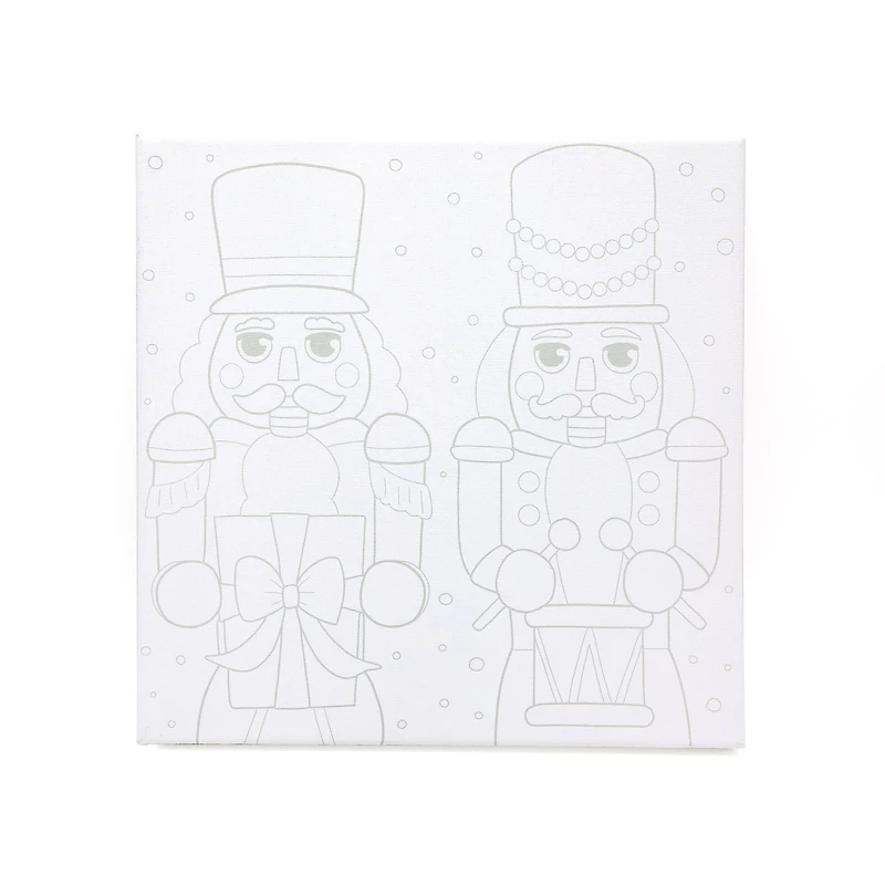 11" x 11" Nutcrackers Canvas Painting Kit by Artist's Loft™