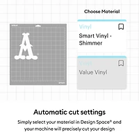 Cricut® Smart Vinyl™ Matless Permanent Rainbow Shimmer Vinyl