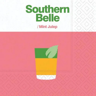 JAM Paper Southern Belle Cocktail Napkins, 40ct.