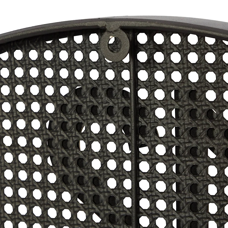 CosmoLiving by Cosmopolitan 32" Black Metal Industrial Wall Clock