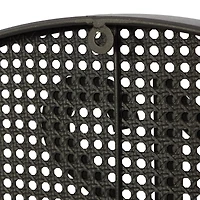 CosmoLiving by Cosmopolitan 32" Black Metal Industrial Wall Clock