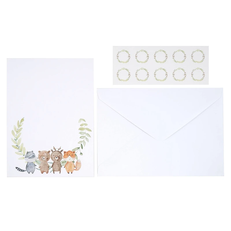 Woodland Animals Flat Cards & Envelopes by Recollections™, 5" x 7"