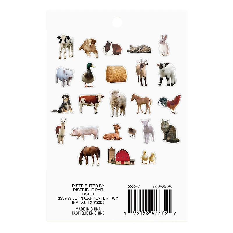 Barnyard Animals Die Cut Stickers by Recollections™