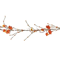 20ct. LED Warm White LED Red Leaf Garland String Lights by Ashland®