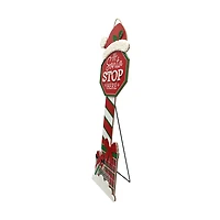 3.9ft. Santa Sign Door Greeter by Ashland®