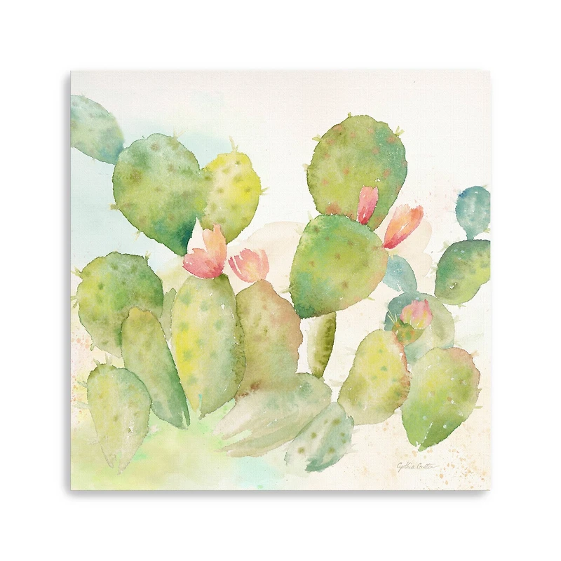 Cactus Garden I Canvas Giclee