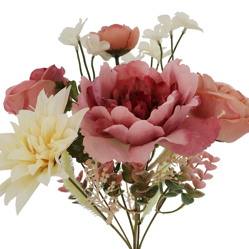 15" Pink Rose & Dahlia Mix Deluxe Bush by Ashland®