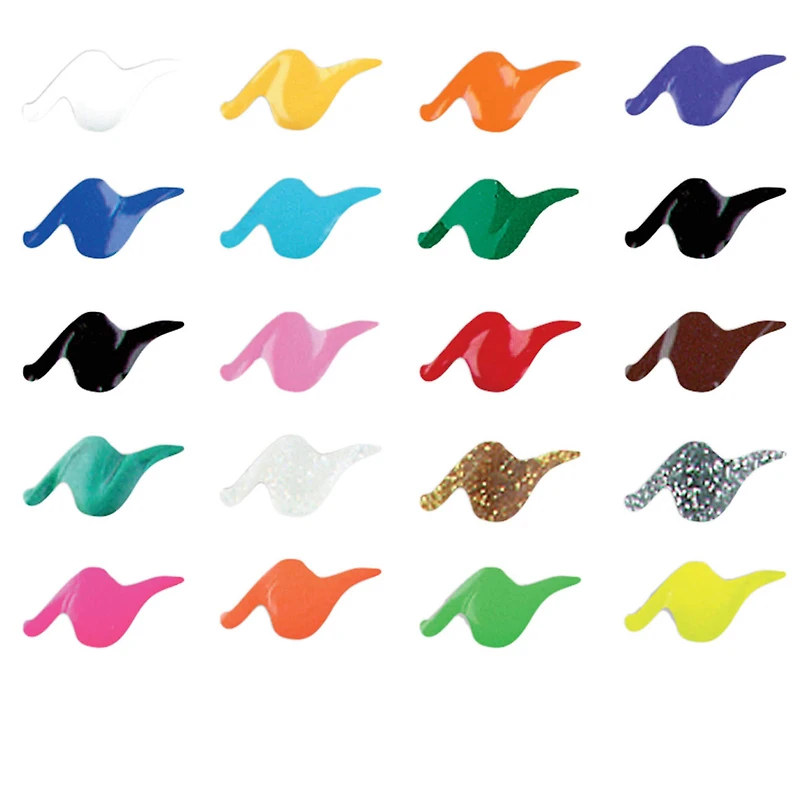 Scribbles® Shiny Rainbow 3D Fabric Paint Set