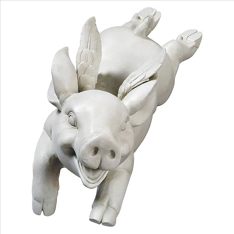 Design Toscano® 15.5" If Pigs Had Wings Sculpture