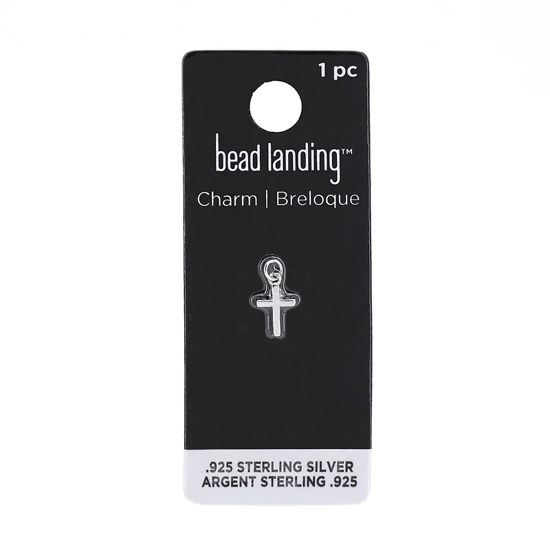 Sterling Silver Cross Icon Charm by Bead Landing™
