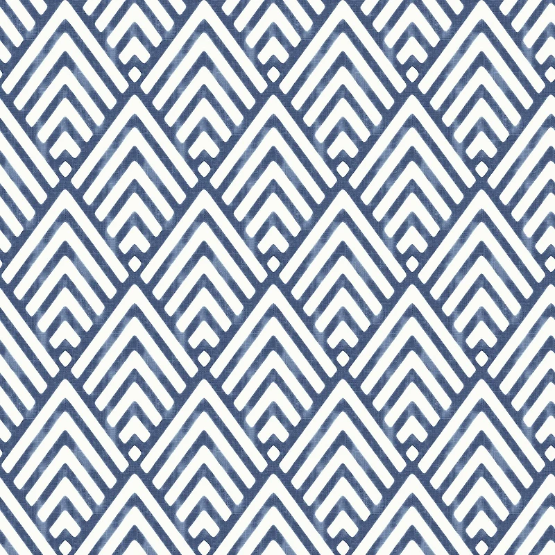 NuWallpaper Arrowhead Deep Blue Peel & Stick Wallpaper