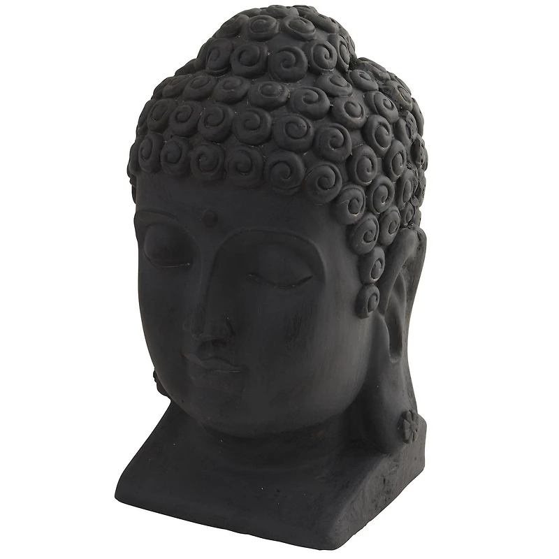 15.5" Gray Buddha Head