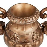 17" Bronze Traditional Decorative Jar