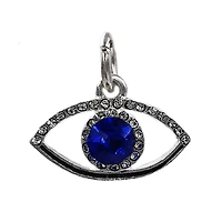 Charmalong™ Silver Plated Eye Charm by Bead Landing™