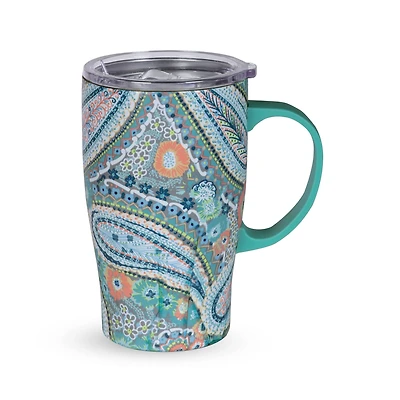 Vera Bradley® 18oz. Citrus Paisley Stainless Steel Mug