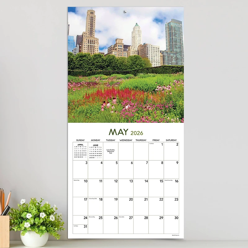 2026 Chicago Wall Calendar