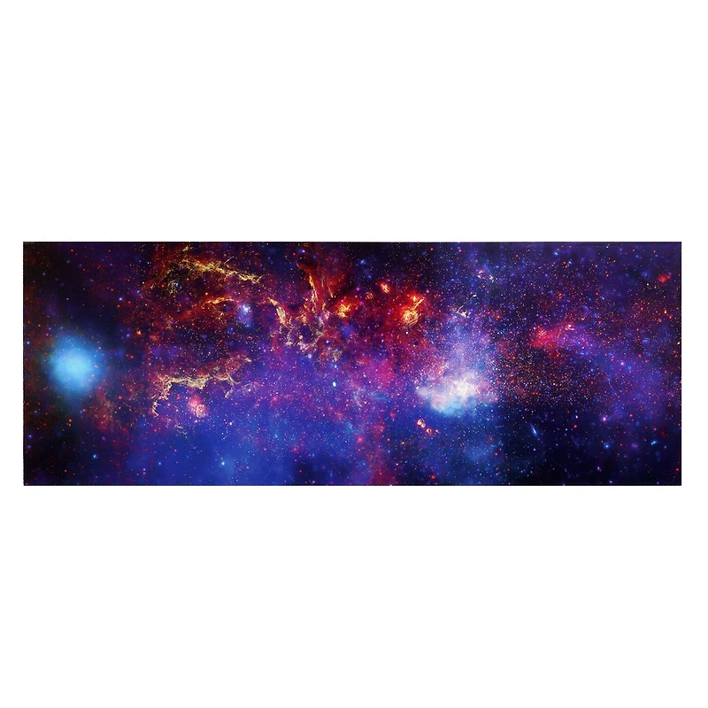 American Art Décor™ 48" NASA Milky Way Galaxy Glossy Lacquer Canvas Art Print Panel