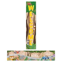 Creative Teaching Press® 8" x 39" Jungle Friends Welcome Banner, Pack of 3