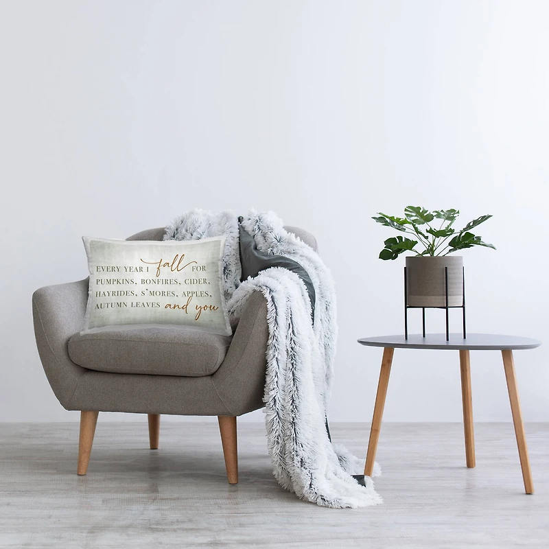 Stupell Industries Every Year Fall Phrase Decorative Printed Throw Pillow