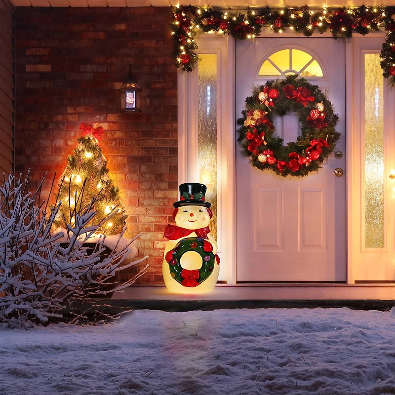 Mr. Christmas 24" Lit Snowman Blow Mold