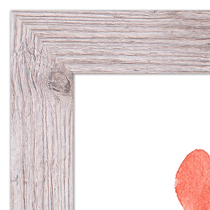 Valentine's Balloon Note Western White Framed Print