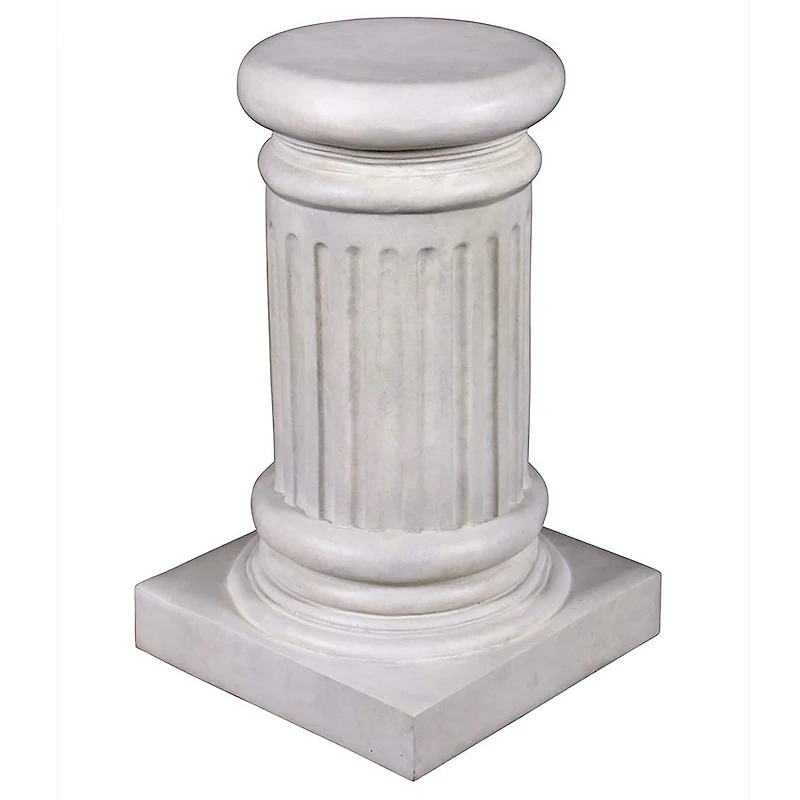 Design Toscano® 20" Small Classical Greek Fluted Garden Statuary Pedestal