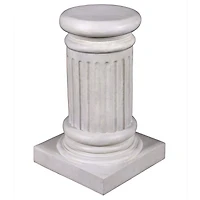 Design Toscano® 20" Small Classical Greek Fluted Garden Statuary Pedestal