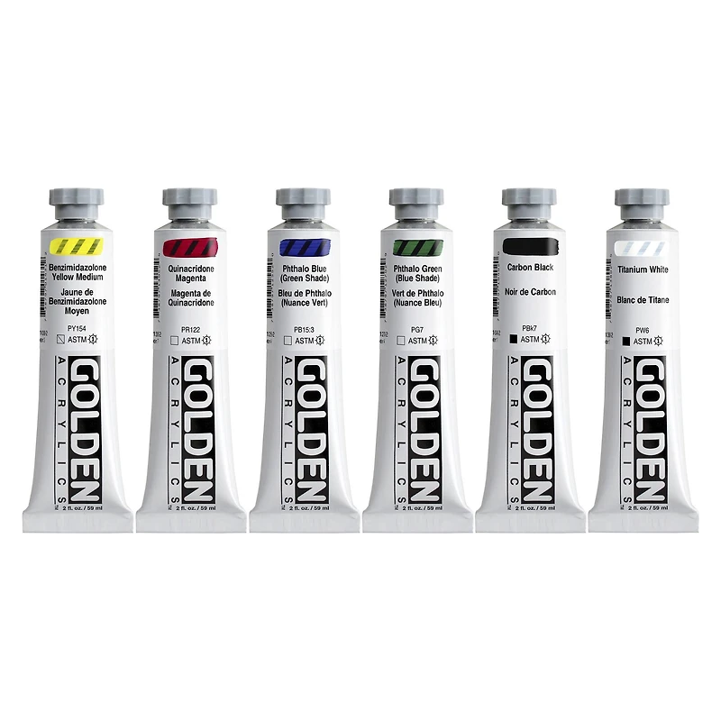 Golden Heavy Body Acrylic Principal 6 Set