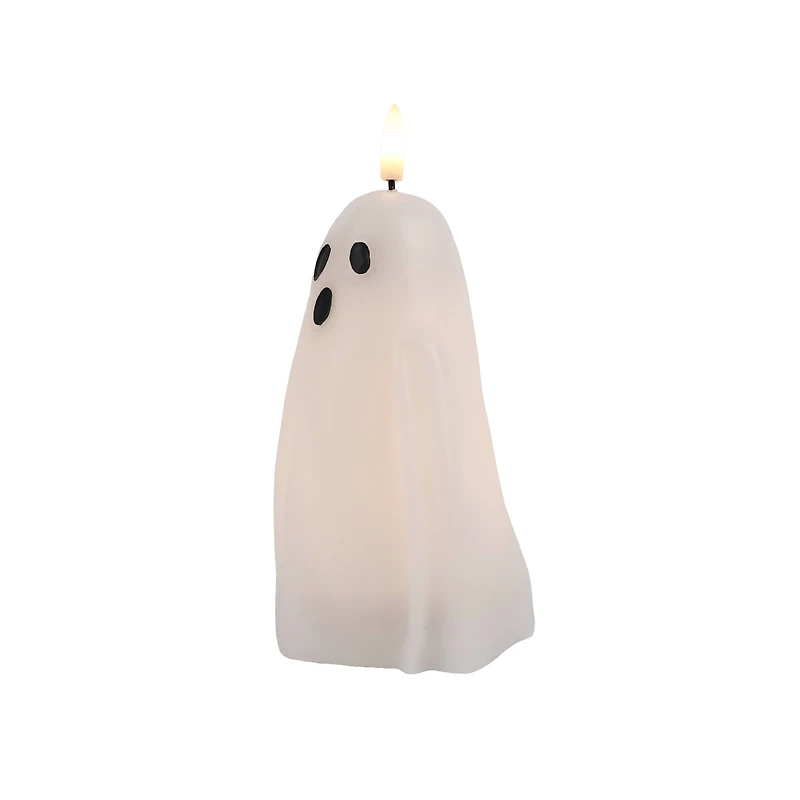 3.4" x 5.6" Ghost LED Wax Pillar Candle by Ashland®