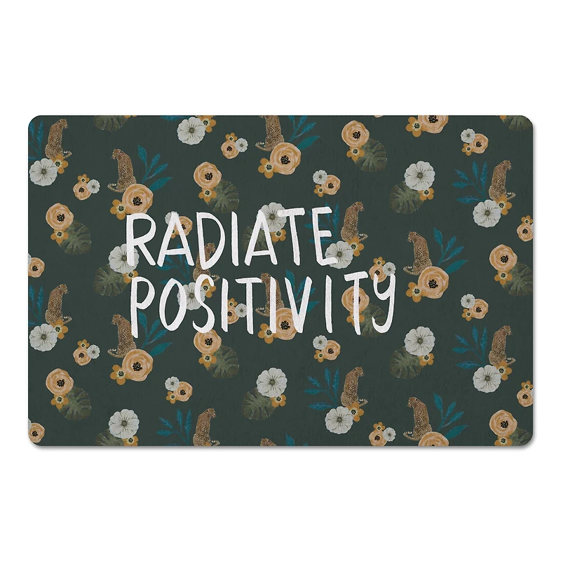 Radiate Positivity Tropical Jag Floor Mat