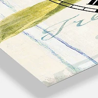 Designart 'Floursack Florals Ii Farmhouse Multipanel Wall Clock