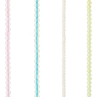 12 Pack: Pastel Faceted Rondelle Beads by Bead Landing™