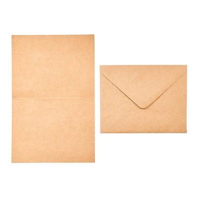 Kraft Fold Cards & Envelopes by Recollections™, 4.25" x 5.5"