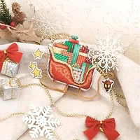 Crystal Art Christmas Tree Toy Plastic Canvas Counted Cross Stitch Kit Set Of Pictures Christmas Toys