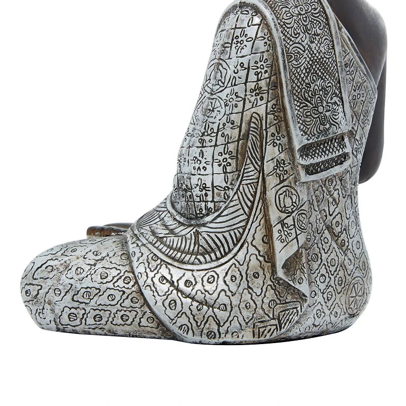 8" Bohemian Buddha Sculpture