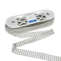 1.45" Silver Circle Mesh Trim by Celebrate It® Fashion Mode