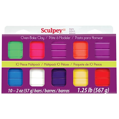 Sculpey III® Oven Bake Clay Brights Set