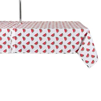 Watermelon Print Outdoor Tablecloth With Zipper 60" x 84"