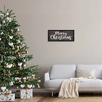 Stupell Industries Merry Christmas Farmhouse Phrase Framed Giclee Art