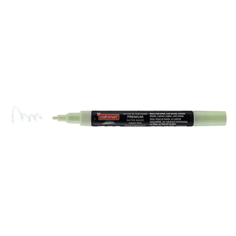 Premium Medium Tip Glow-in-the-Dark Water-Based Paint Pen by Craft Smart