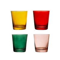Hello Honey® Low Ball Drinking Glass Set