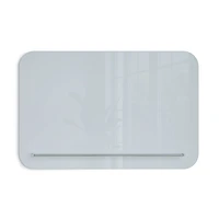U Brands Framed White Magnetic Glass Dry-Erase Board