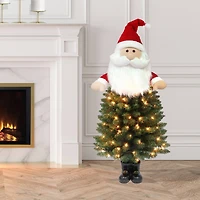 4ft. Pre-Lit Santa Tree, Clear Lights