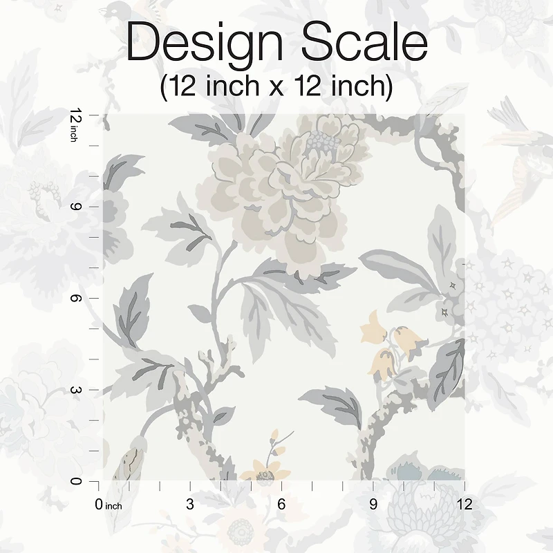 RoomMates Gray & Taupe Gray Candid Moments Peel & Stick Wallpaper