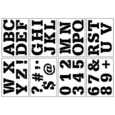 Alphabet Block Caps Stencils, 7" x 10" by Craft Smart®