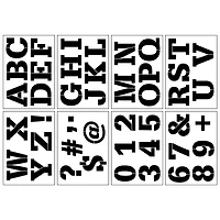 Alphabet Block Caps Stencils, 7" x 10" by Craft Smart®