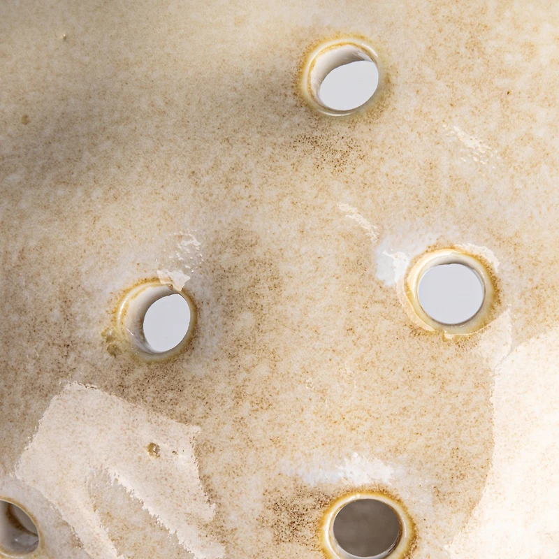 Hello Honey® Cream Stoneware Colander Set