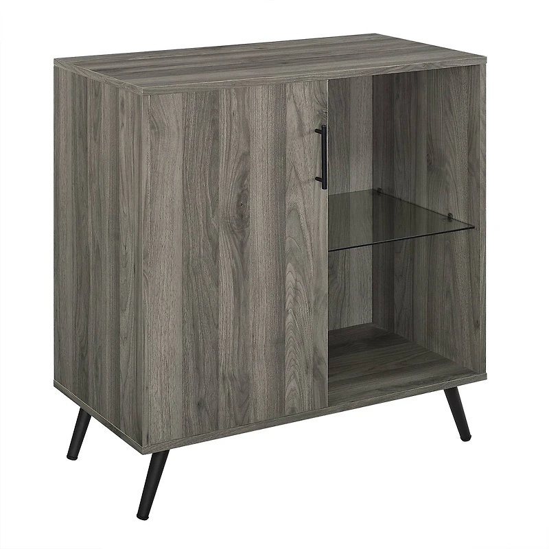Walker Edison 30" Slate Grey Modern Wood Accent Cabinet