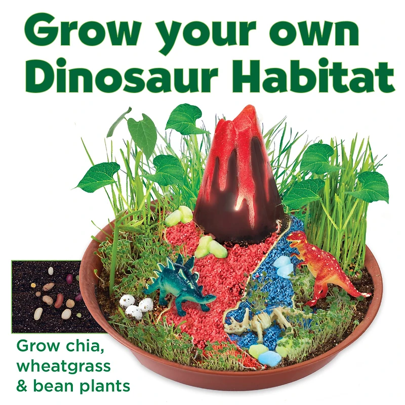 Creativity for Kids Grow N' Glow Dinosaur Habitat Kit